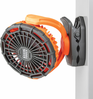 Rechargeable Jobsite Fan, 10-1/2 Inch, Dual Speed, 5200 mAh Lithium-Ion Battery