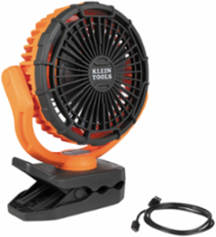 Rechargeable Clamping Fan, 13 Inch with 12 Hour Runtime, Magnetic Base, 2 Speeds