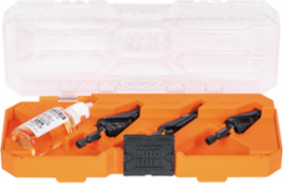 Premium Quick Release Step Bit Set, 3 Piece, Sizes 1/2-Inch to 7/8-Inch