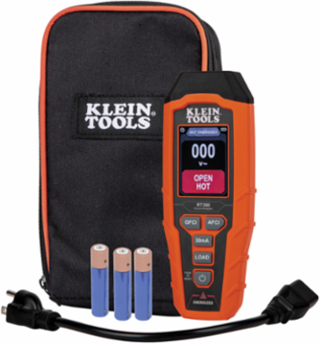 Circuit Analyzer 135V AC with Large LCD, Tests AFCI/GFCI, Voltage Drop, 12A/15A/20A