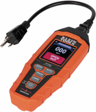 Circuit Analyzer 135V AC with Large LCD, Tests AFCI/GFCI, Voltage Drop, 12A/15A/20A