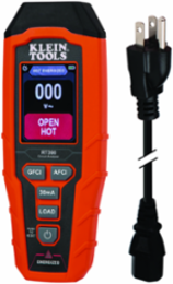 Circuit Analyzer 135V AC with Large LCD, Tests AFCI/GFCI, Voltage Drop, 12A/15A/20A