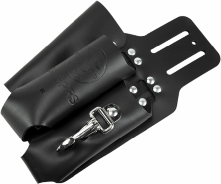 Leather Lineman's Tool Pouch, 3 Pockets for Pliers, Fits Belts Up to 2 Inch