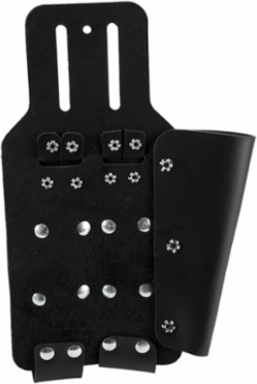 Leather Lineman's Tool Pouch, 3 Pockets for Pliers, Fits Belts Up to 2 Inch