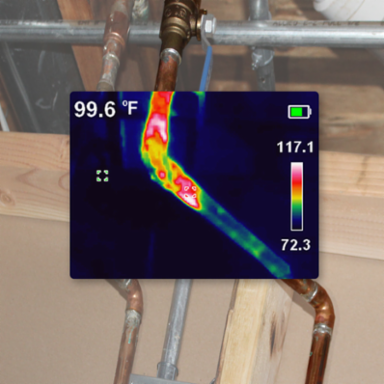 Rechargeable Thermal Imaging Camera, 10,800 Pixels, -4° to 752°F Temperature Range