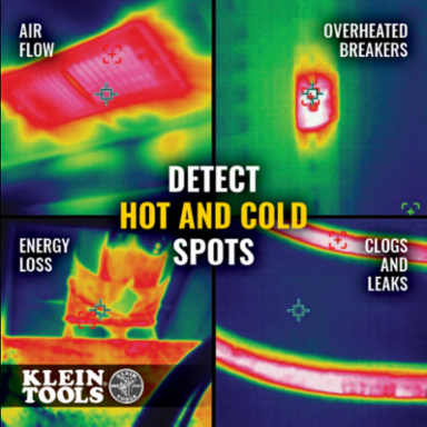 Rechargeable Pro Thermal Imager, 49,152 Pixels, -4° to 752°F Temp Range, Wi-Fi Enabled