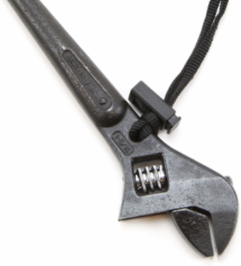 Tool Tether, 10 lb Load Capacity, 32 Inch Relaxed Length, Carabiner Hook