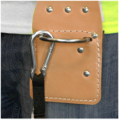 Tool Tether, 10 lb Load Capacity, 32 Inch Relaxed Length, Carabiner Hook
