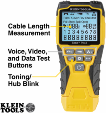 Cable Installation Kit with Scout  Pro 3, 6 Pieces, 4.25 lbs, Includes Tester