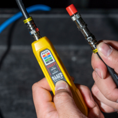 Coax Push-On Connector Kit with Coax Explorer2 Tester and RG6 Connectors