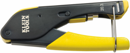 Coax Cable Installation Kit with Radial Stripper, Cutter & Crimper