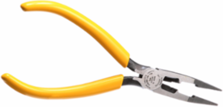 7 Inch Connector Crimping Needle Nose Pliers, Strips 23 & 24 AWG Wire