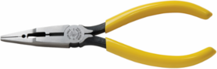 7 Inch Connector Crimping Needle Nose Pliers, Strips 23 & 24 AWG Wire