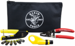 Coax Cable Installation Kit with Compression Crimper, 7 Inch x 12-1/2 Inch