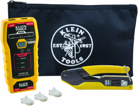 Pass-ThruTM Cable Installation Kit with Tester, Crimper & Connectors