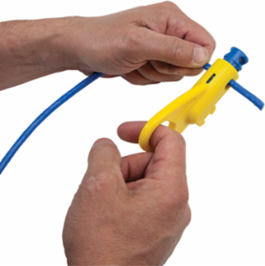 Twisted Pair Radial Stripper for CAT3, CAT5/5e, CAT6/6A, 4-3/4 Inch Length, 0.075 lbs