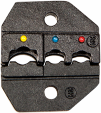 Crimp Die Set for Insulated Terminals AWG 10-22, Dimensions 1.62x2.88 Inch