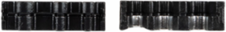 Crimper Die Set, Non-Insulated, Open Barrel, AWG 10-20, 2.7 Inch Depth