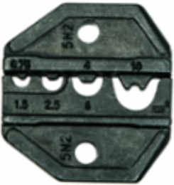 Crimp Die Set for Non-Insulated Terminals, AWG 18-16, Weight 0.135 lbs