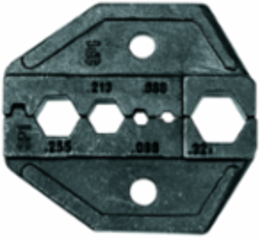 Coaxial Crimp Die Set for RG58, RG59, RG6, RG62 - 1.44 Inch Width, 2.7 Inch Depth