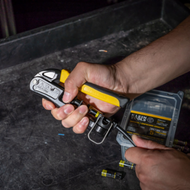 Heavy-Duty Compression Crimper for F/BNC/RCA Connectors, 6.25 Inch Length