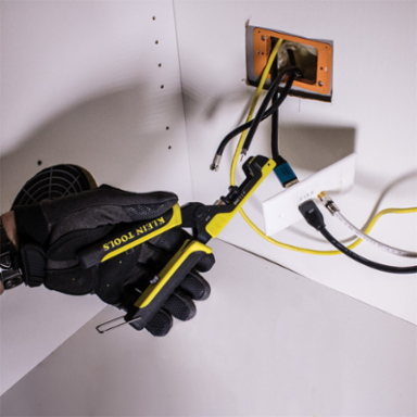 Extended Reach Coax Compression Crimper for F, BNC, RCA Connectors