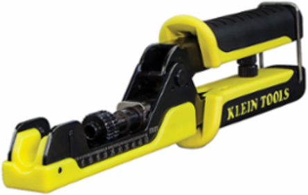 Extended Reach Coax Compression Crimper for F, BNC, RCA Connectors