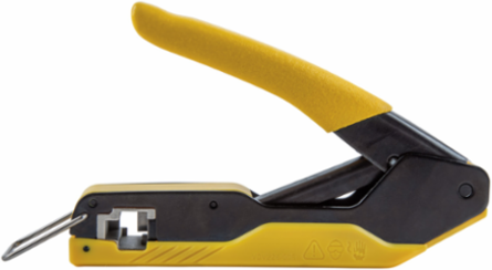 Compact Data Cable Crimping Tool, 8-Position, Weighs 0.6 lbs