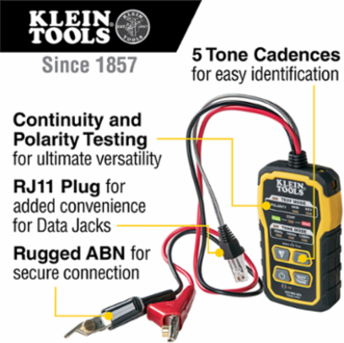 Toner-PRO Tone Generator, 5 Tones, RJ11/RJ45 Compatibility, 4" Height