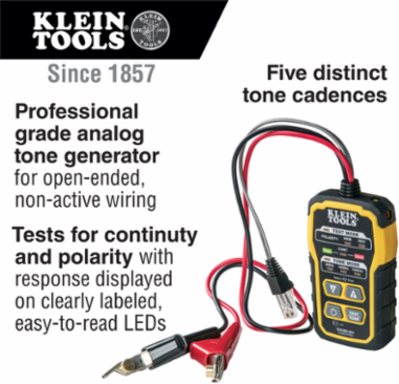 Tone & Probe PRO Kit, 7" Length, Includes Batteries & Pouch