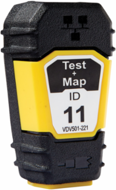 Test + Map Remote #11 for Scout Pro 3 Tester, 2.3 Inch Length, RJ45 & Coax F Connectors