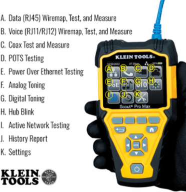 Scout® Pro Max Network Cable Tester With Remote Set
