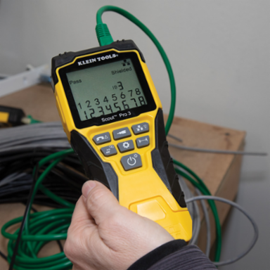 Scout® Pro 3 Ethernet Cable Tester Kit, 2000 Feet Measurement, Includes Remotes