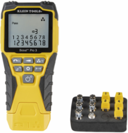 Scout® Pro 3 Ethernet Cable Tester Kit, 2000 Feet Measurement, Includes Remotes