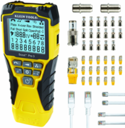 Scout Pro 3 Cable Tester Kit, 18 Locator Remotes, Backlit LCD, Measures Cables Up to 2000 Feet