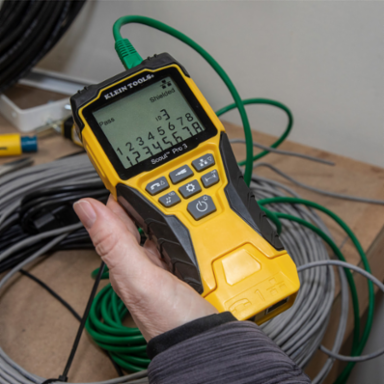Scout Pro 3 Cable Tester with Test + Map™ Remote Kit, Backlit LCD, Measures 2000 ft