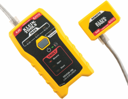 LAN Explorer® Network Cable Tester for RJ11, RJ12, RJ45 - LED Display, Tests CAT3/CAT5e/CAT6/6A