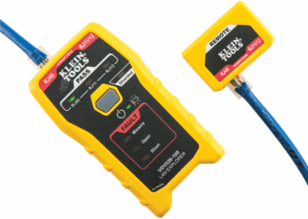 LAN Explorer® Network Cable Tester for RJ11, RJ12, RJ45 - LED Display, Tests CAT3/CAT5e/CAT6/6A