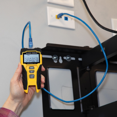 LAN Scout Jr. 2 Cable Tester with LCD, RJ45, 0.2720 lbs, 5" Length