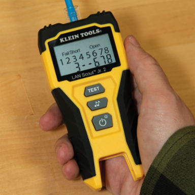 LAN Scout Jr. 2 Cable Tester with LCD, RJ45, 0.2720 lbs, 5" Length
