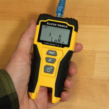 LAN Scout Jr. 2 Cable Tester with LCD, RJ45, 0.2720 lbs, 5" Length