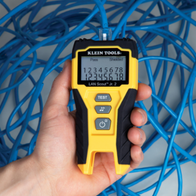 LAN Scout Jr. 2 Cable Tester with LCD, RJ45, 0.2720 lbs, 5" Length