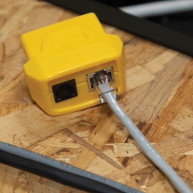 Universal RJ11/RJ12 Jumper Cable, 9 Inch Length, For Use with Test-n-Map Remotes