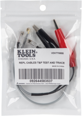 Replacement Cables for Tone & Probe Test Kit, 6 Inch Length, RJ11/RJ45