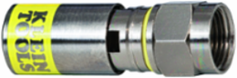 Universal F Compression Connectors RG6/6Q 50-Pack, 3 Inch Width, 0.1 lbs Weight