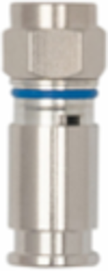 Weatherproof F-Compression Connectors RG6, 10-Pack, Metal, Outdoor Use