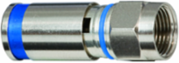 Weatherproof F-Compression Connectors RG6, 10-Pack, Metal, Outdoor Use