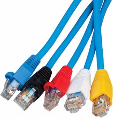 Strain Relief Boots for RJ45 Connectors, 100-Pack, Assorted Colors
