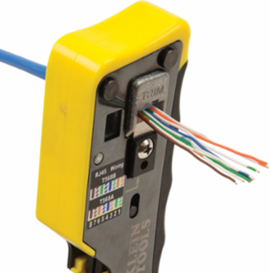 RJ45-CAT5e Pass-Thru Modular Plugs, 200-Pack, 8P8C, Gold Plated