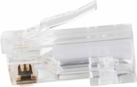 Pass-Thru™ RJ45-CAT6A Modular Data Plugs, 200-Pack, 0.043 Inch Max Diameter